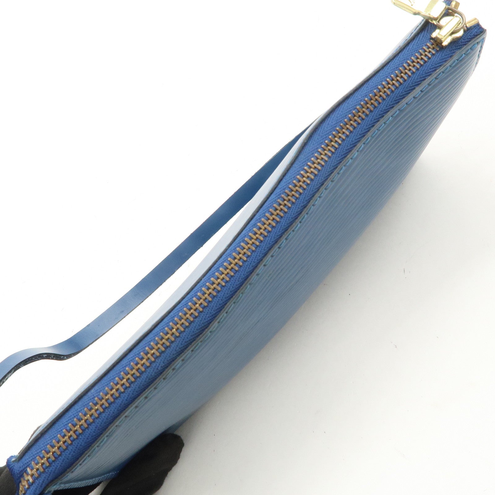 Louis Vuitton Epi Pochette Accessoires Pouch Toledo Blue M52945
