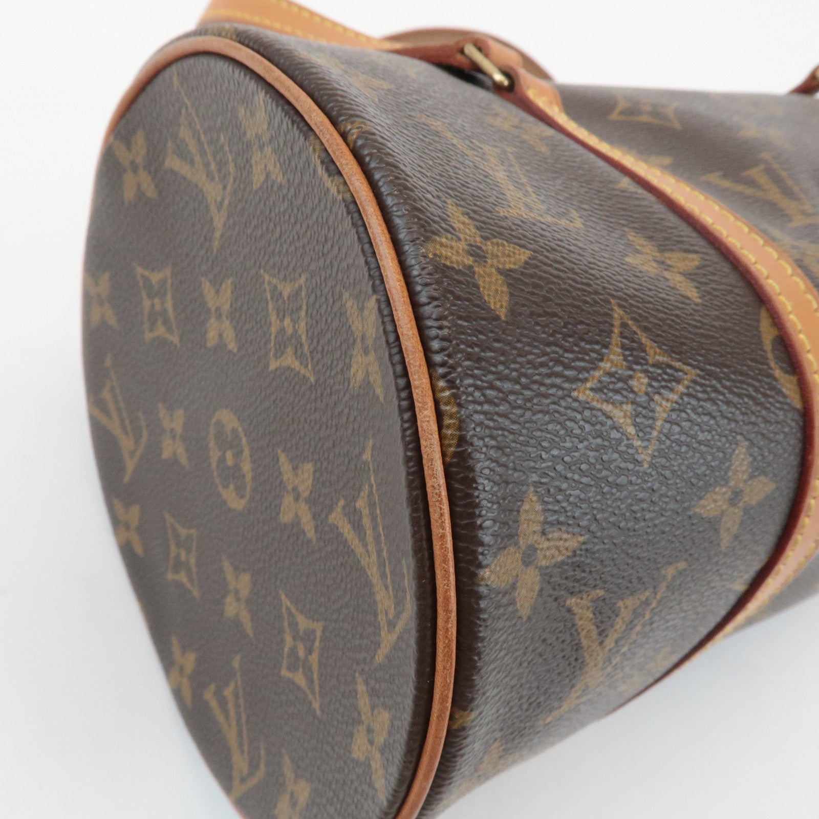 Louis Vuitton Monogram Papillon 30 Hand Bag New Style Brown M51385