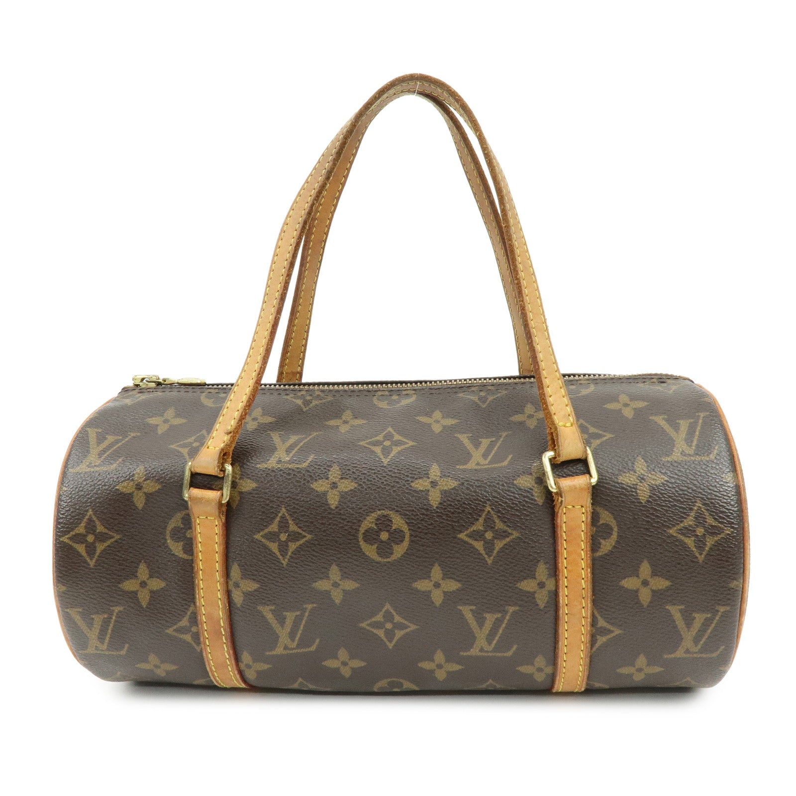 Louis Vuitton Monogram Papillon 26 Hand Bag Brown M51386
