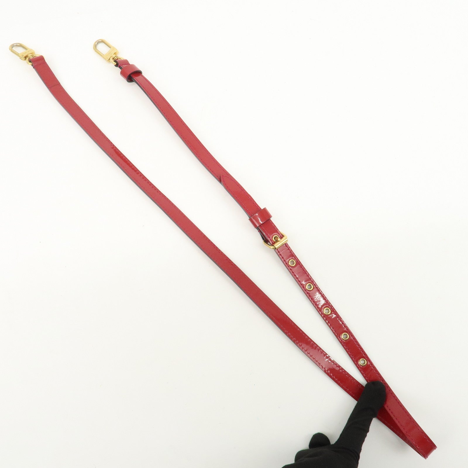 Louis Vuitton Vernis Adjustable Shoulder Strap 120cm 1.6cm Rouge
