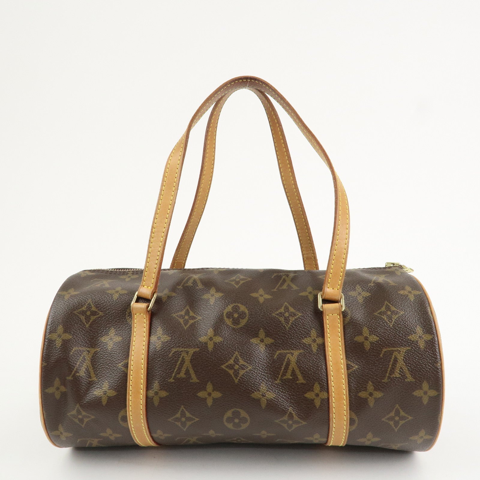 Louis Vuitton Monogram Papillon 30 Hand Bag New Style Brown M51385