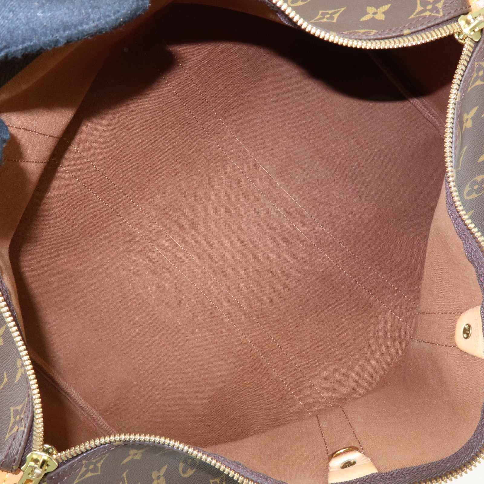 Louis Vuitton Monogram Keep All 45 Boston Bag Brown M41428