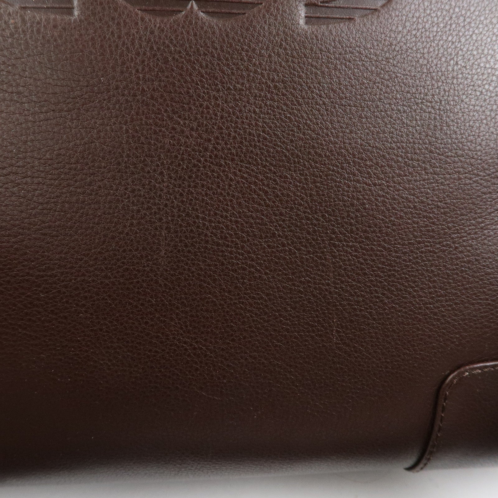 LOEWE Anagram Leather Shoulder Bag Messenger Bag Brown