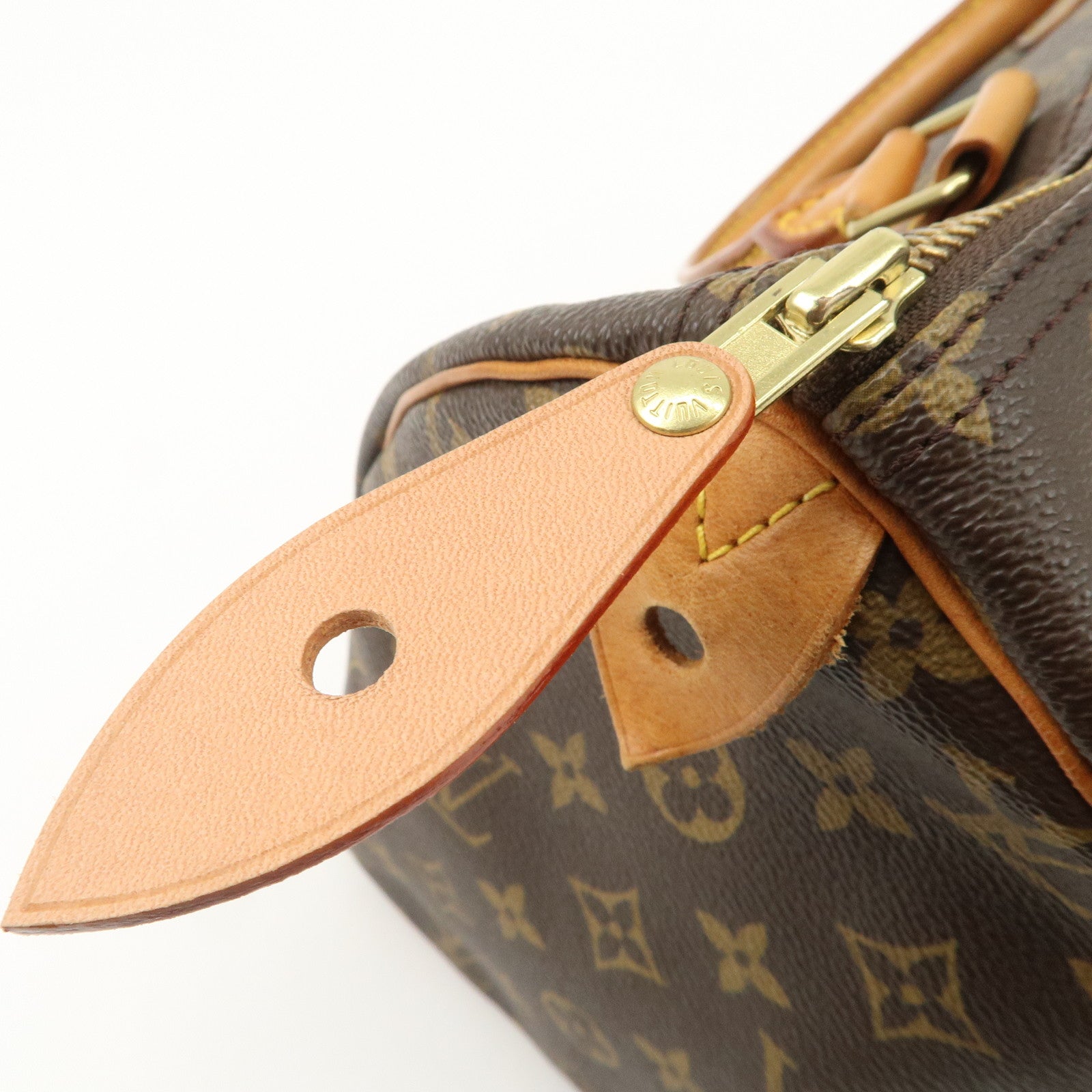 Louis Vuitton Monogram Speedy 30 Boston Bag Brown M41524