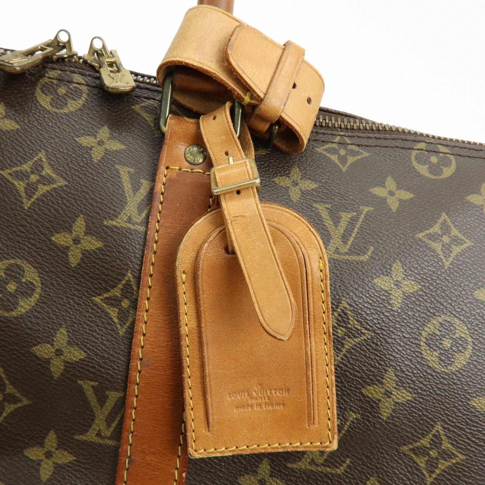 Louis Vuitton Monogram Keep All Bandouliere 45 Boston Bag M41418