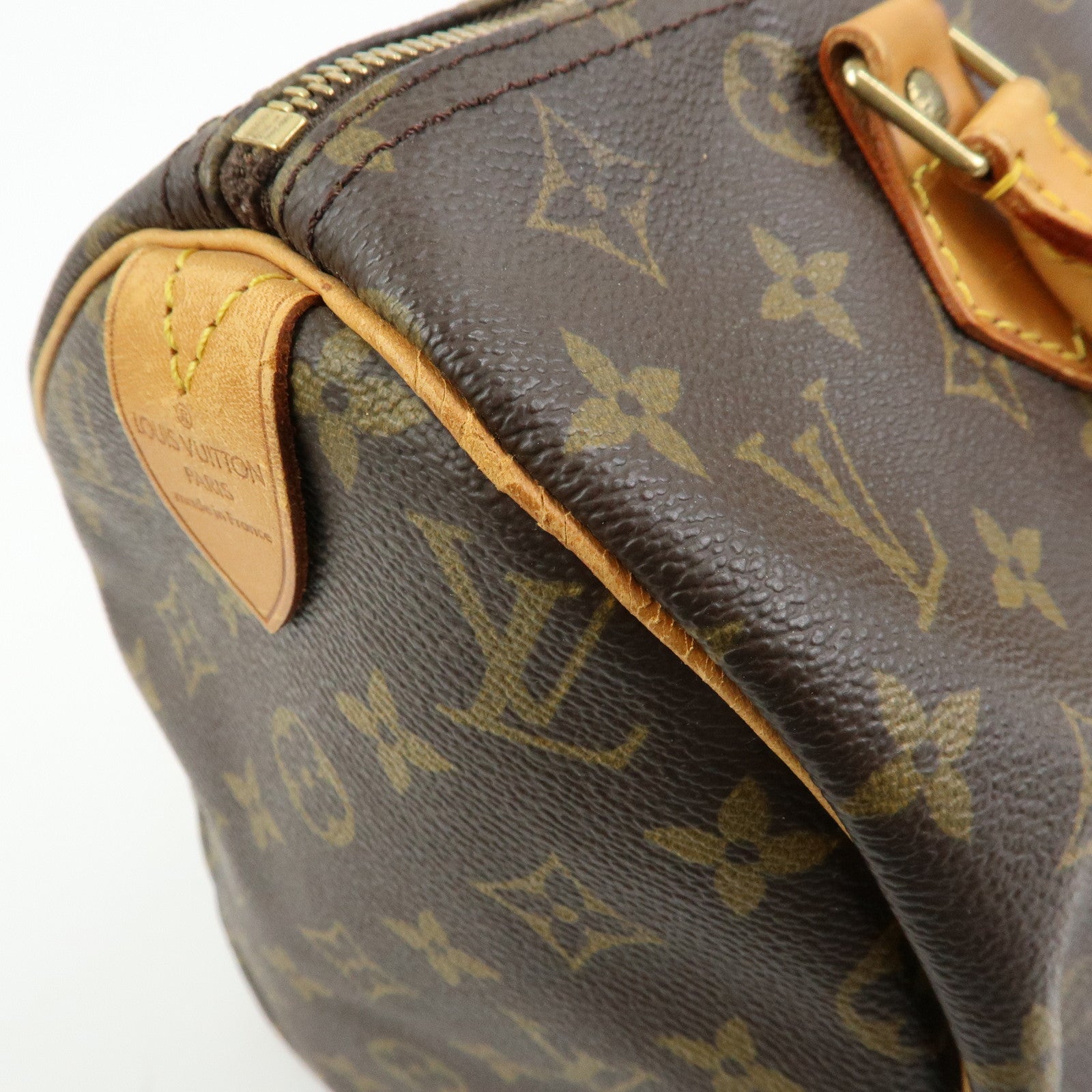 Louis Vuitton Monogram Speedy 30 Boston Bag Hand Bag Brown M41526