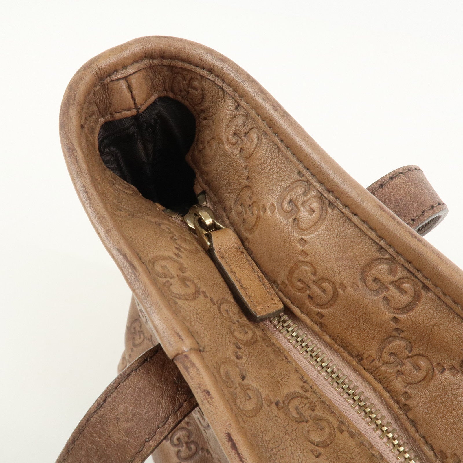 GUCCI Guccissima Leather Tote Bag Shoulder Bag Hand Bag 211136