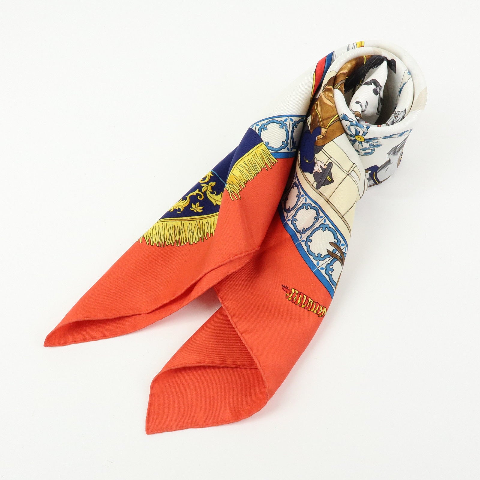 HERMES Carre 90 Silk Scarf Real Escuela AndaluzaDel Arte Ecuestre