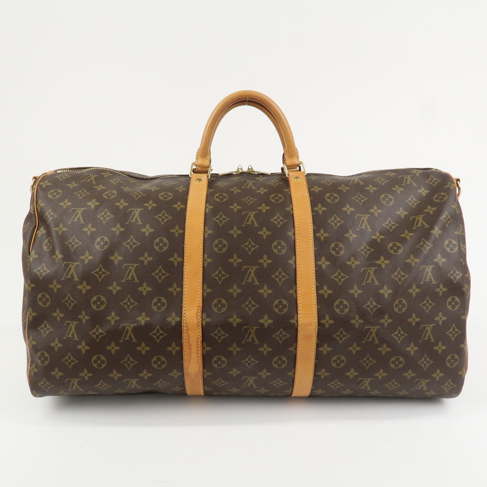 Louis Vuitton Monogram Keep All Bandouliere 60 Boston Bag M41412