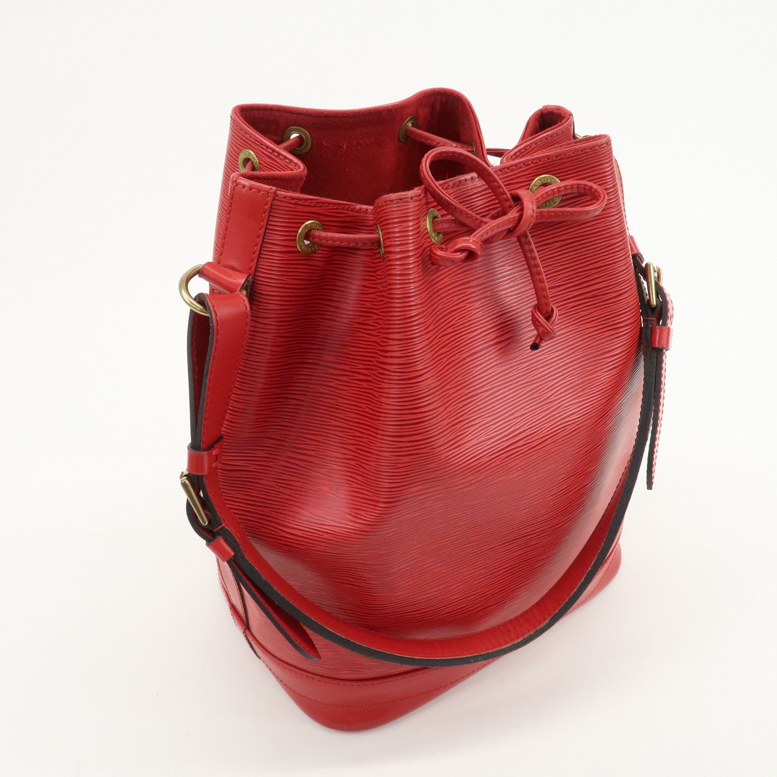 Louis Vuitton Epi Leather Noe Shoulder Bag Castilian Red M59007