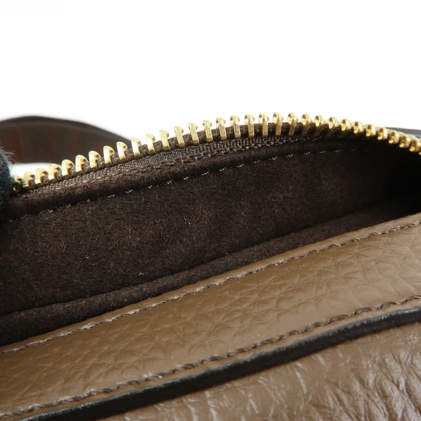 STELLA MCCARTNEY Faux Vegan Leathr Shoulder Crossbody Bag Brown