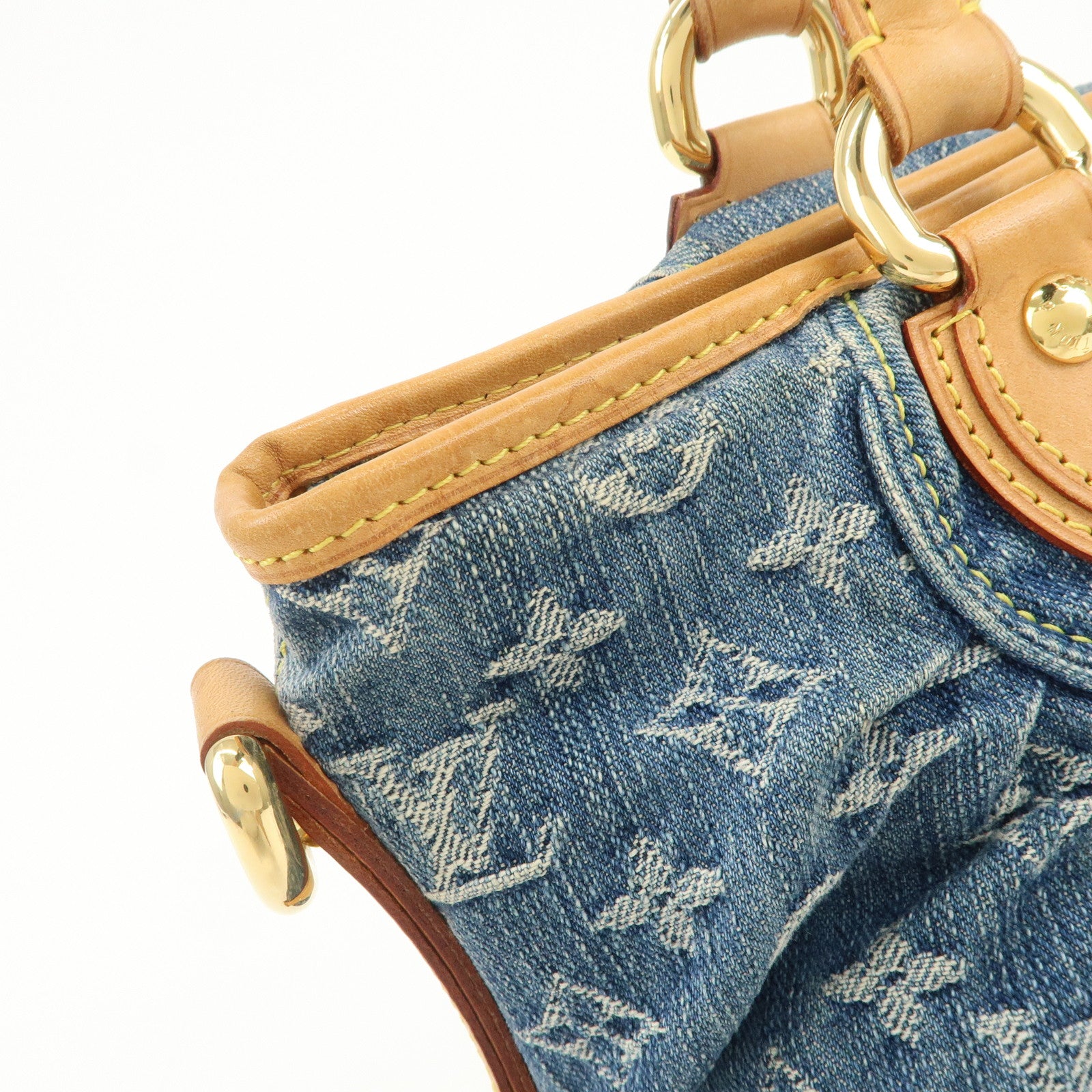 Louis Vuitton Monogram Denim Neo Cabby MM 2Way Bag Hand Bag M95349