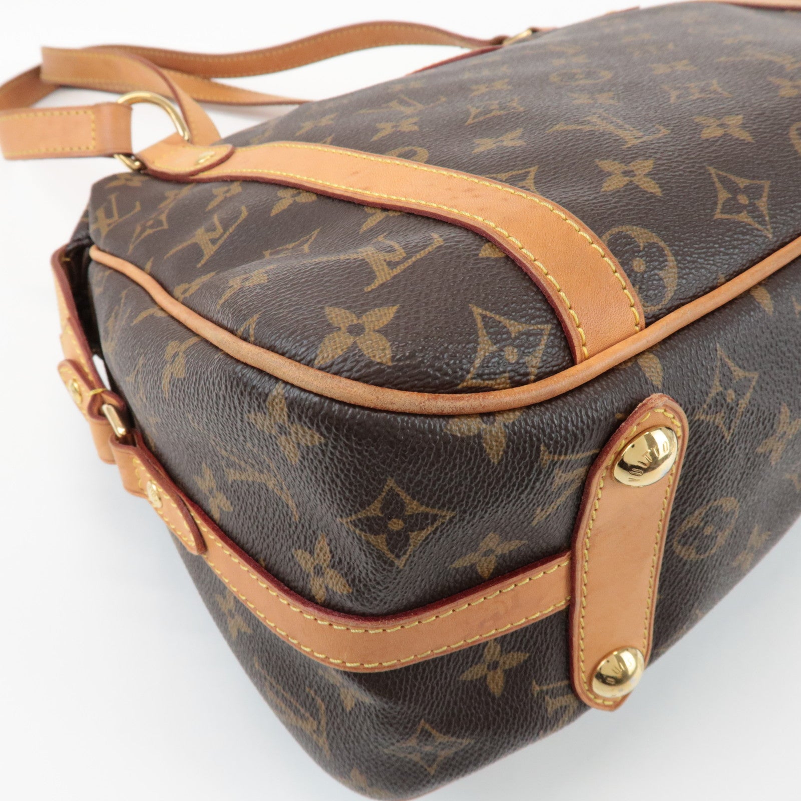 Louis Vuitton Monogram Stresa PM Shoulder Bag Brown M51186