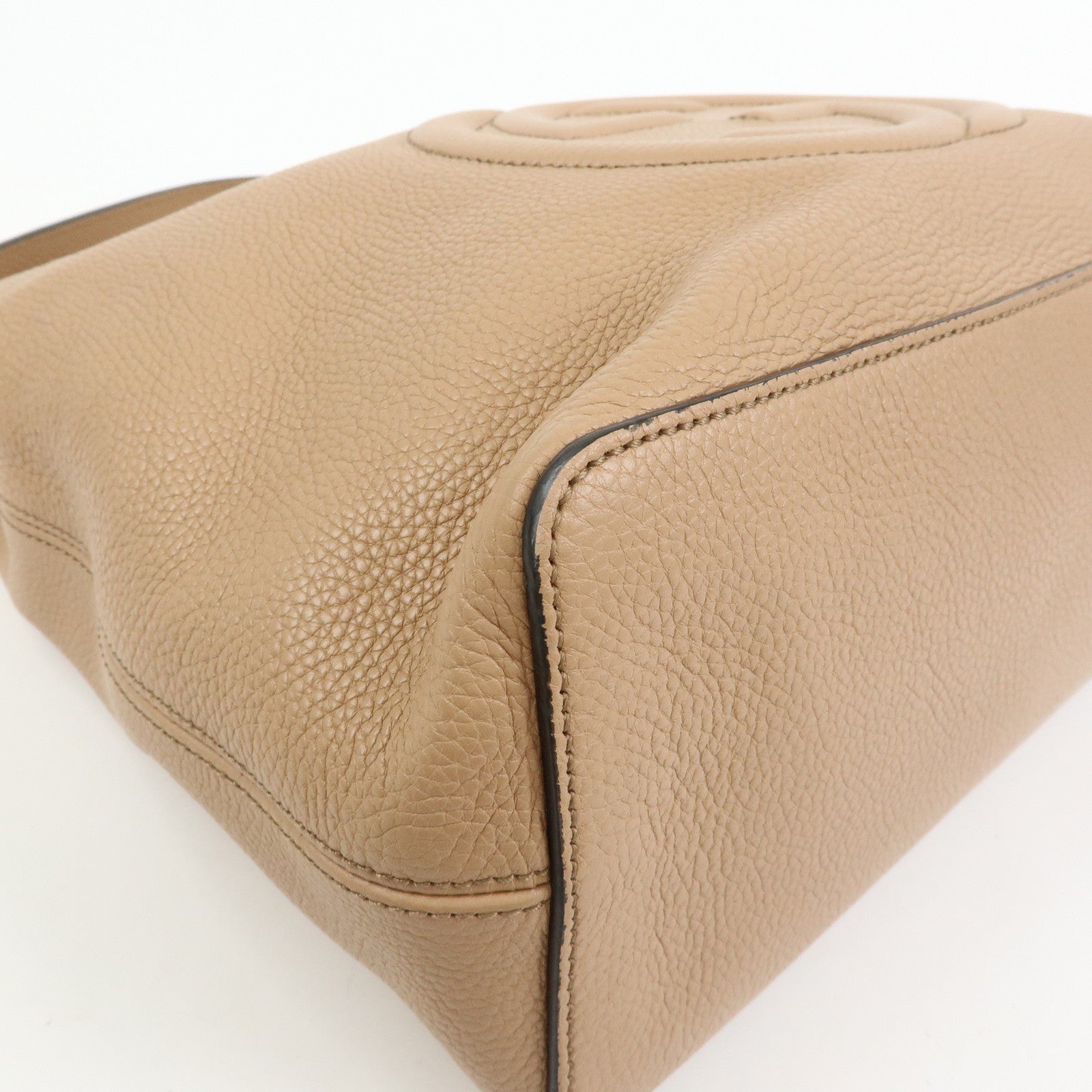 GUCCI SOHO 2Way Bag Hand Bag Shoulder Bag Beige 536194