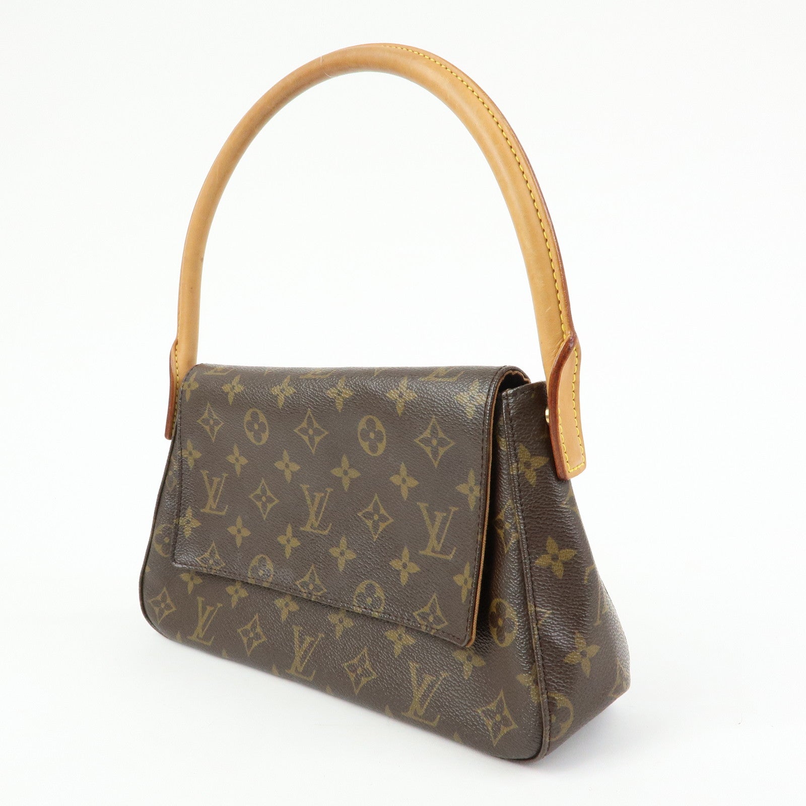 Louis Vuitton Monogram Mini Looping Shoulder Bag Brown M51147