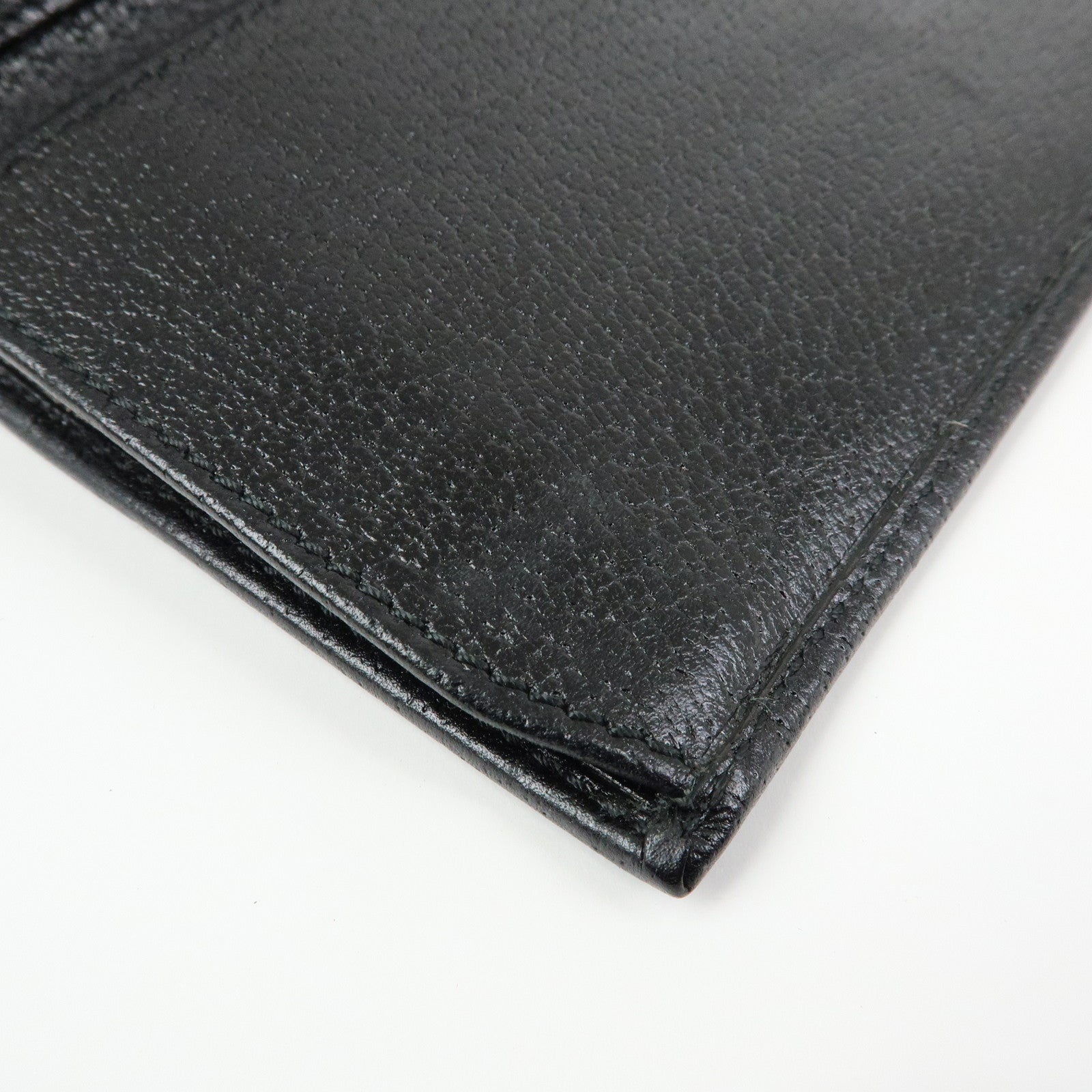GUCCI Princy GG Canvas Leather Long Wallet Black 167468