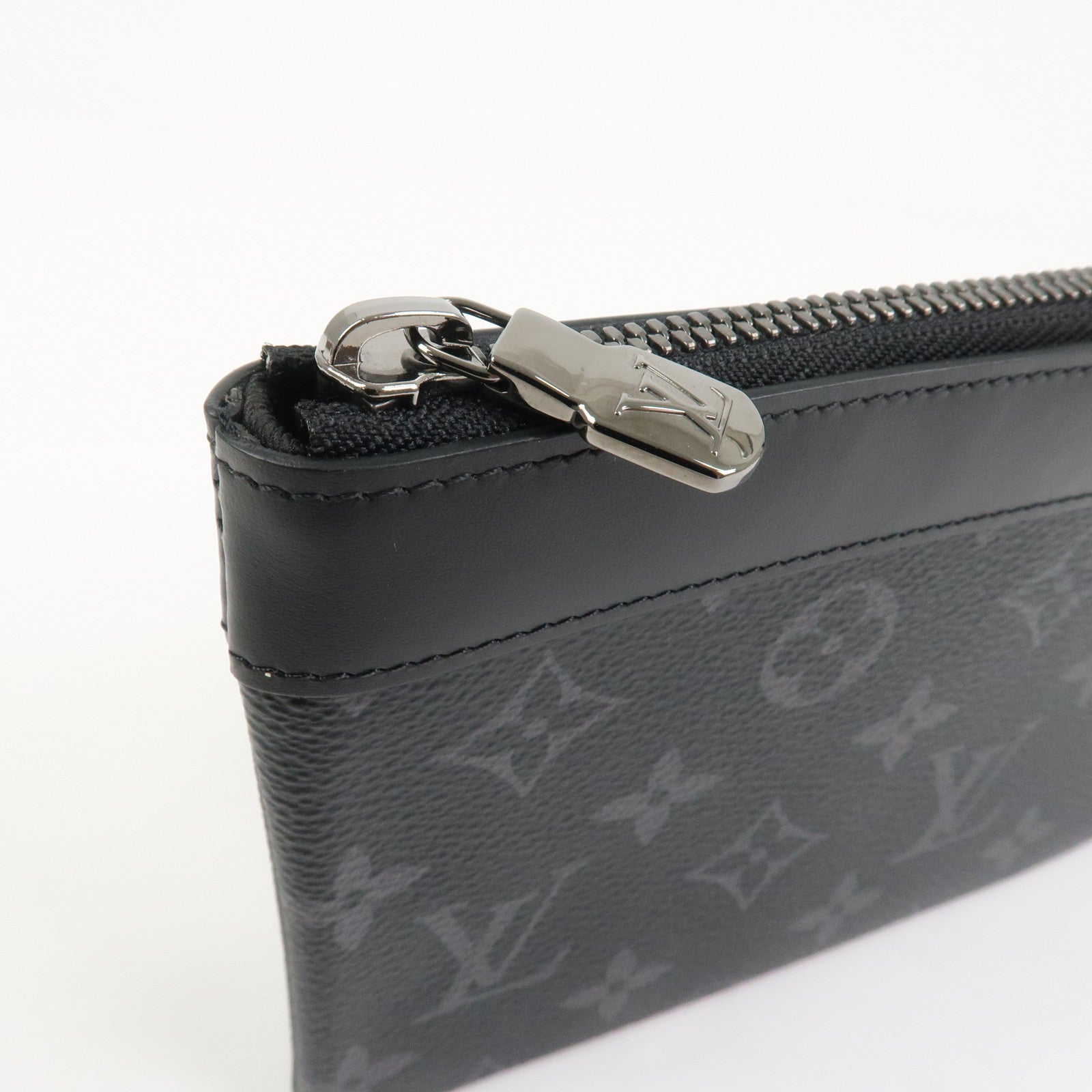 Louis Vuitton Monogram Eclips Pochette Discovery PM Pouch M44323