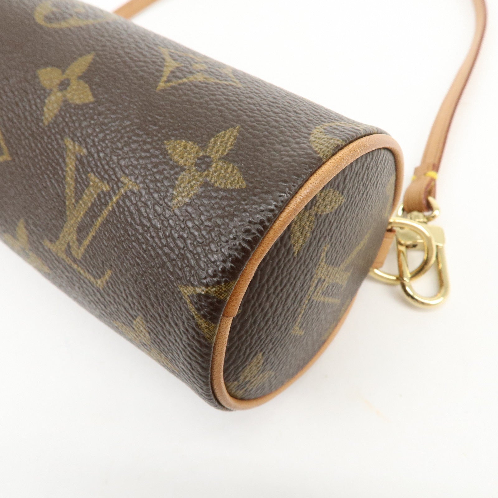Louis Vuitton Mini Pouch for Papillon Bag New Style Brown