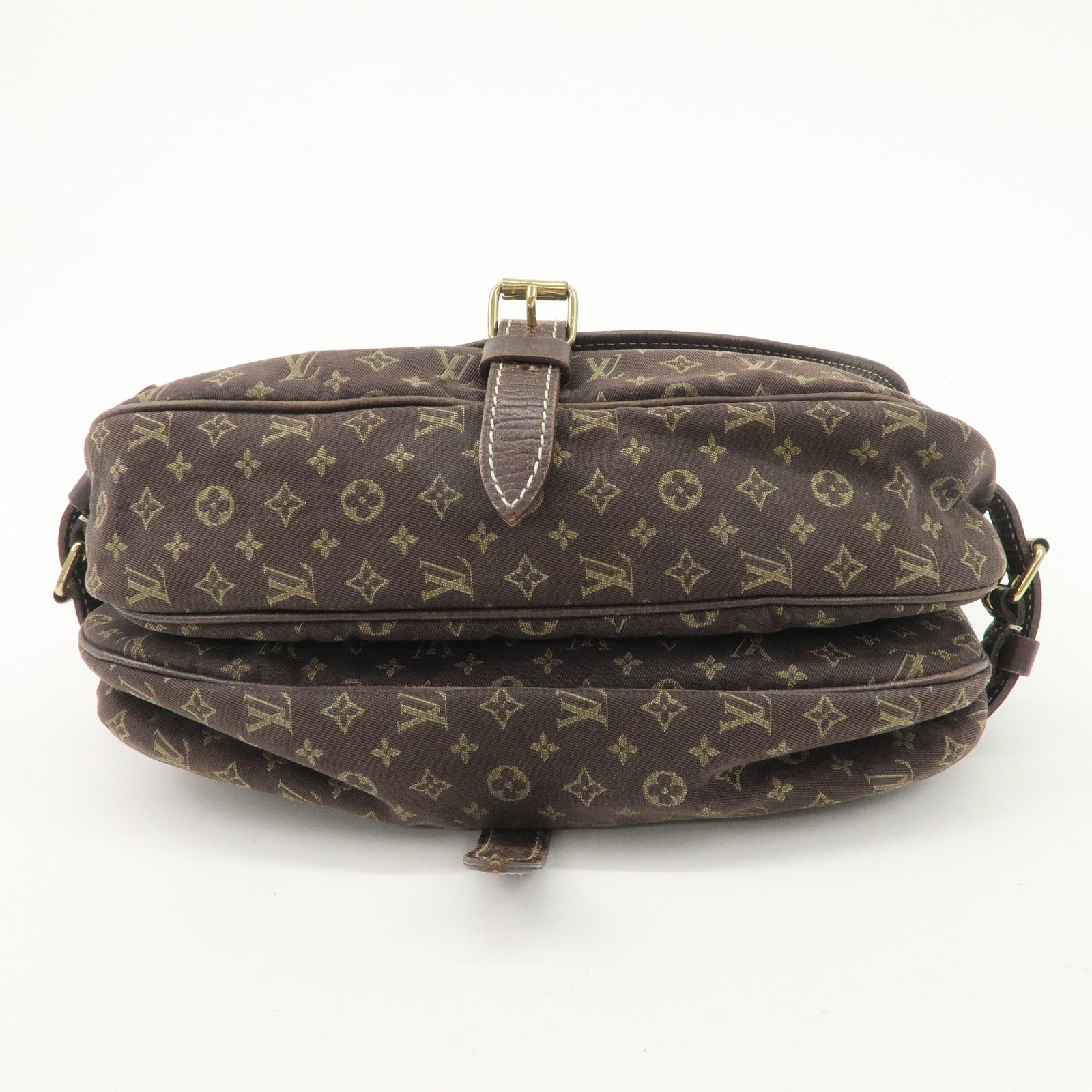 Louis Vuitton Monogram Mini Saumur 30 Hand Bag Brown Canvas M95227 Used