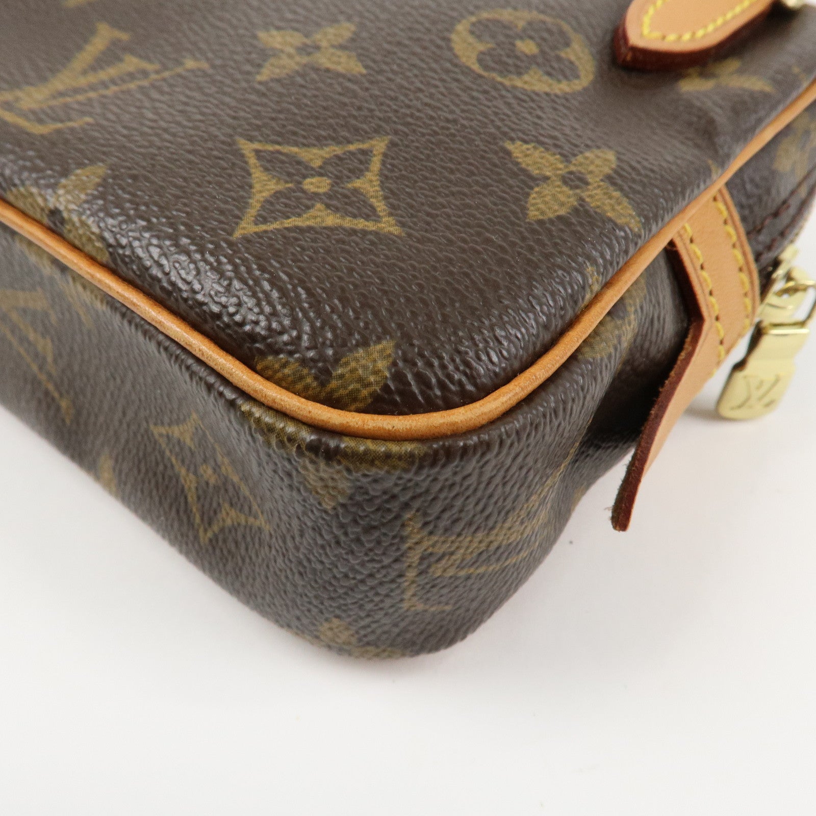 Louis Vuitton Monogram Pochette Marly Bandouliere Bag Brown M51828