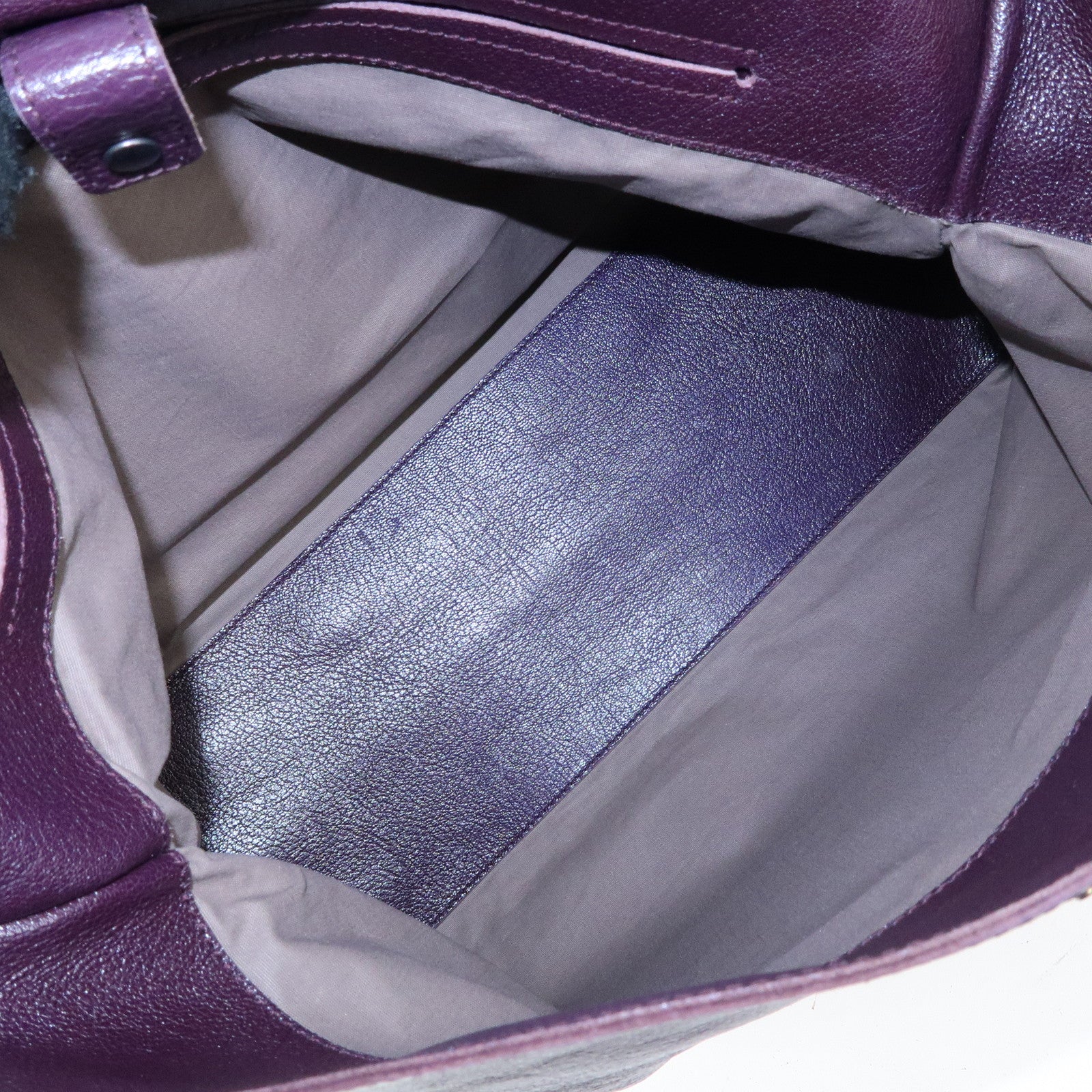 BOTTEGA VENETA Intrecciato Leather Shoulder Crossbody Bag Purple