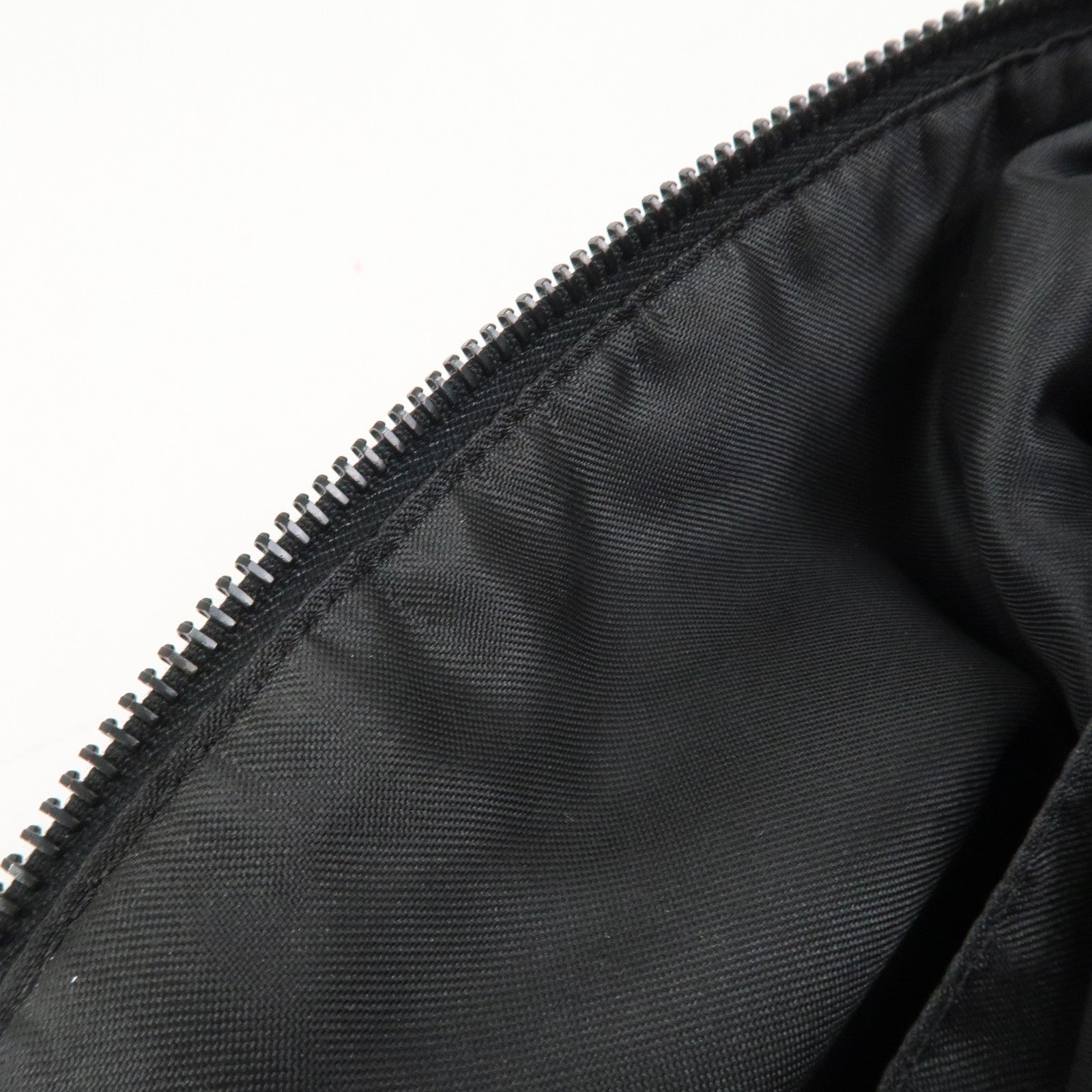 FENDI Zucchino Canvas Leather Shoulder Bag Hand Bag Brown 8BR444