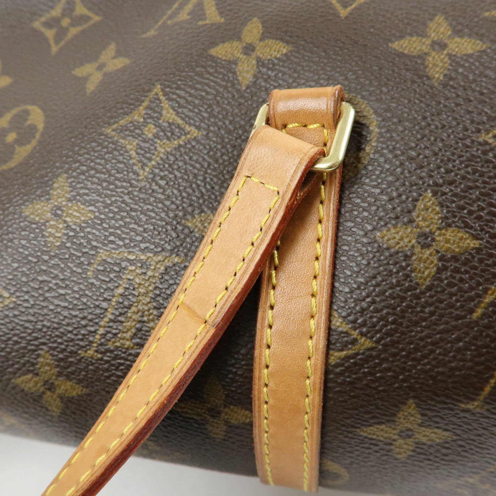 Louis Vuitton Monogram Papillon 30 Hand Bag Brown M51385