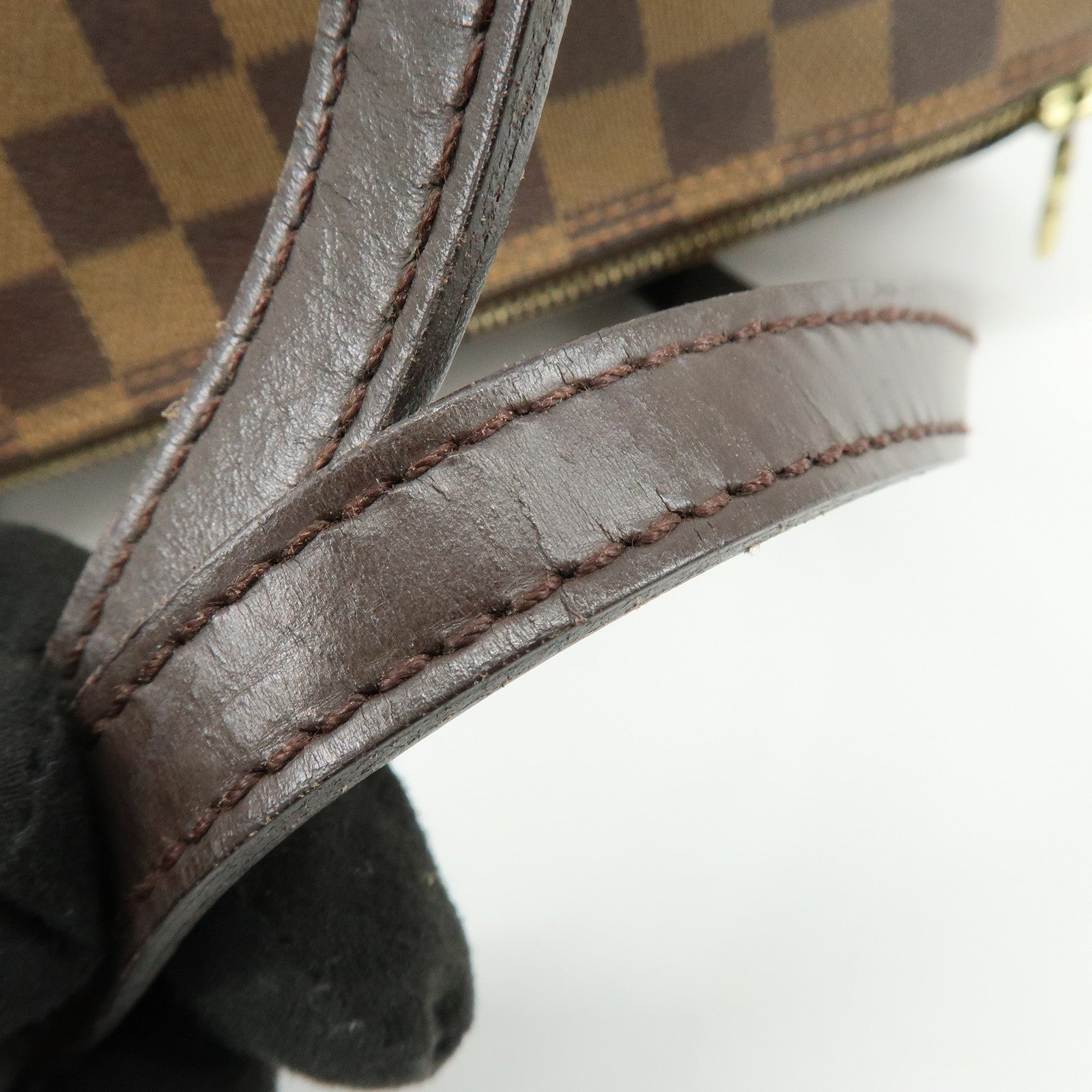 Louis Vuitton Damier Ebene Papillon 30 Hand Bag Brown N51303