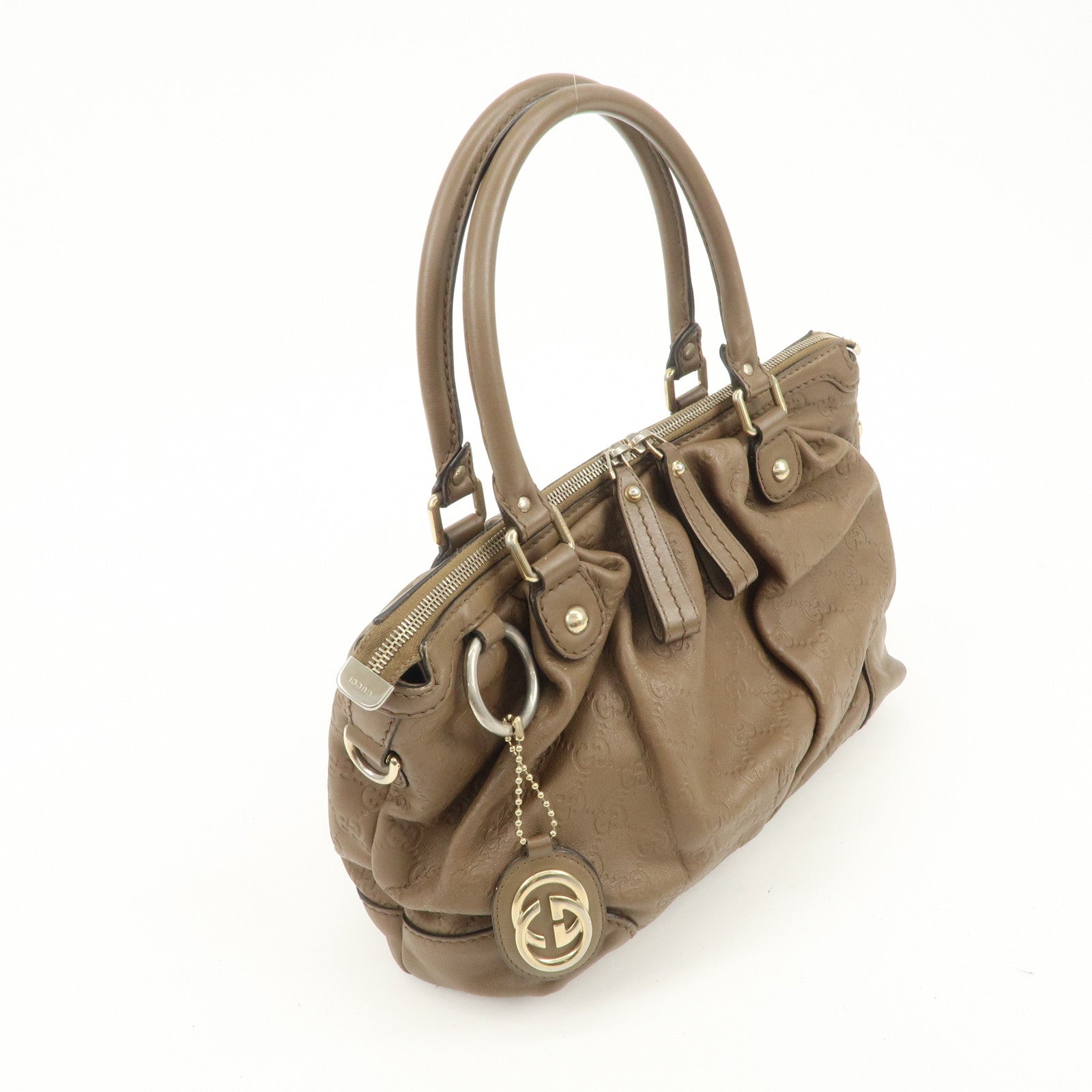 GUCCI Sukey Interlocking G Guccissima 2Way Shoulder Bag 247902