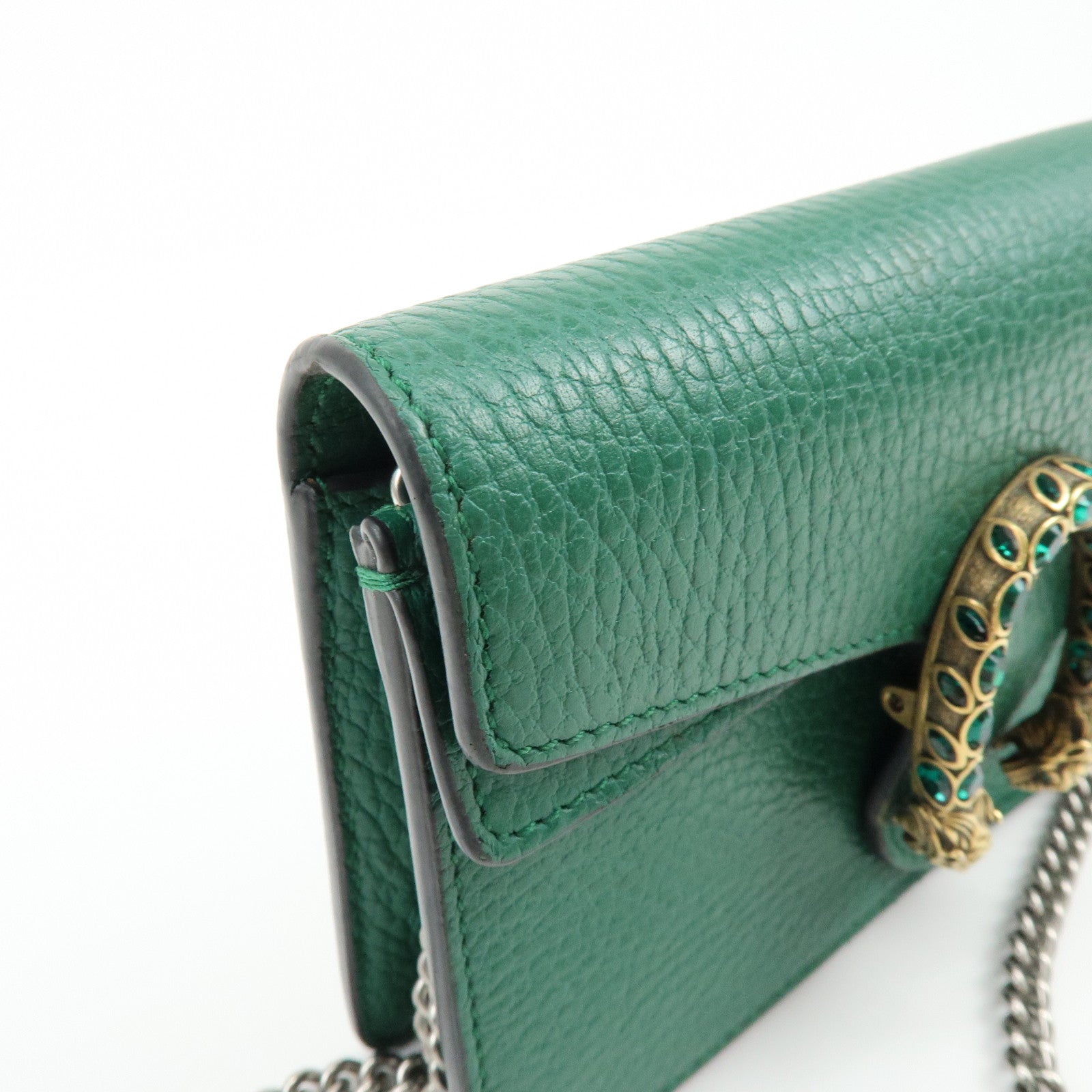 GUCCI Dionysus Super Mini Bag Leather Chain Shoulder Bag 476432
