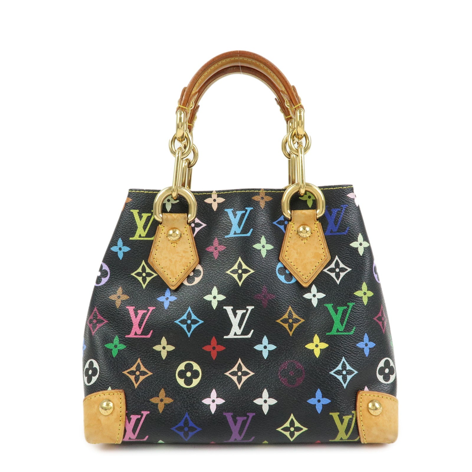 Louis Vuitton Monogram Multicolor Audra Hand Bag Noir Black M40048