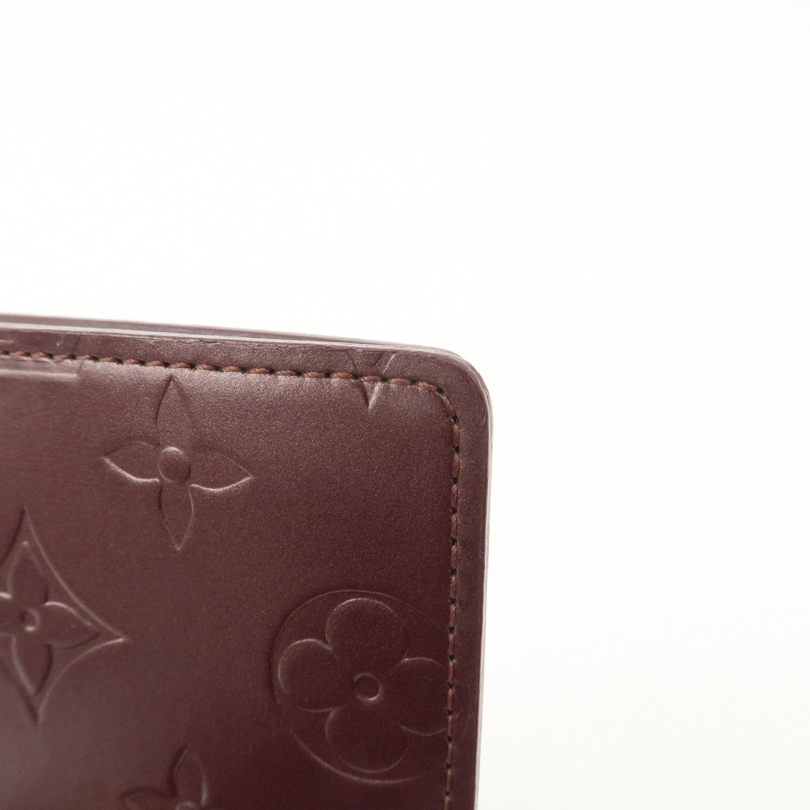 Louis Vuitton Monogram Matt Leather Agenda PM Planner Cover R20936 Used