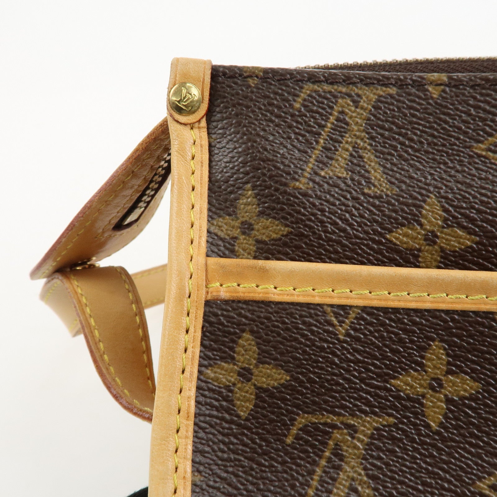 Louis Vuitton Monogram Popincourt Long Shoulder Bag Brown M40008 Used