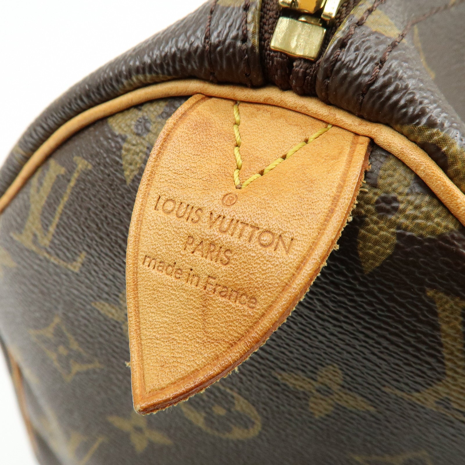 Louis Vuitton Monogram Speedy 30 Boston Bag Hand Bag Brown M41526