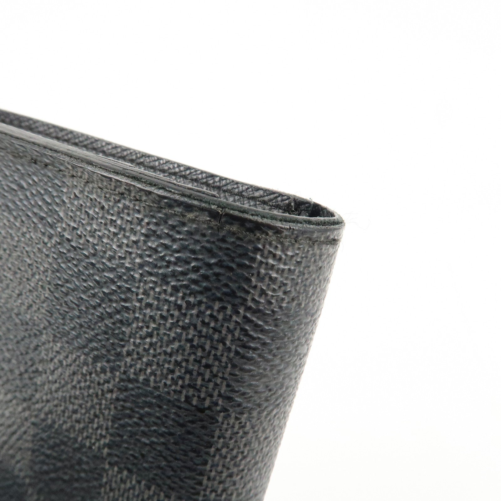 Louis Vuitton Damier Portefeuille Brazza Long Wallet N62665 Used