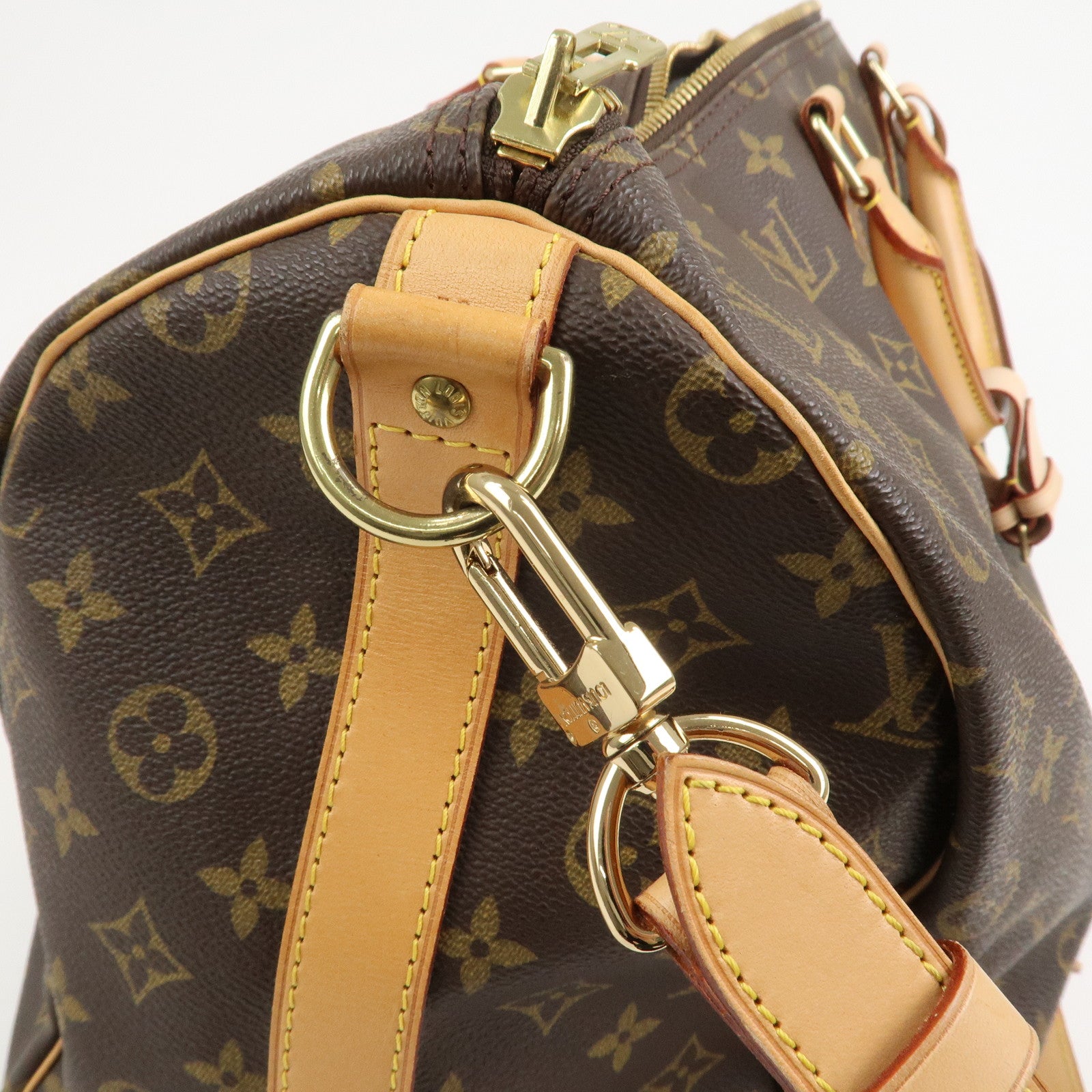 Louis Vuitton Monogram Keep All 50 Bandouliere Boston Bag M41416
