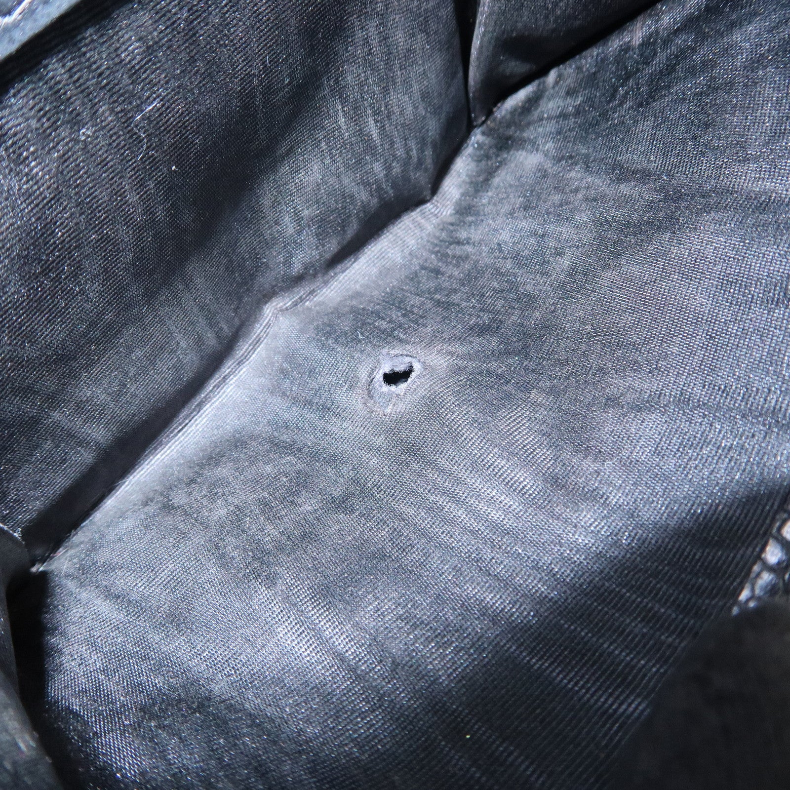 CHANEL COCO Mark Caviarskin Double Hook Wallet Black A13496