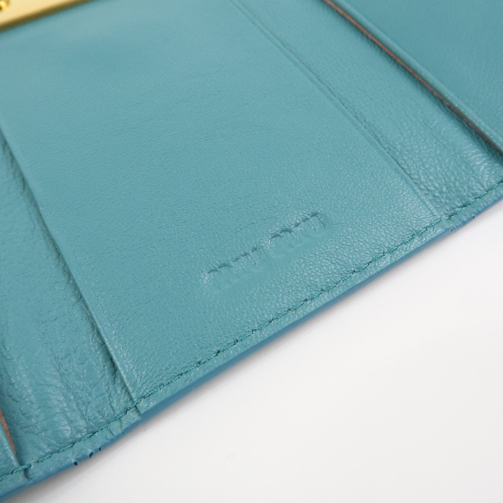 MIU MIU Matelasse Set of 3 Wallet Key Case Pink Beige Green