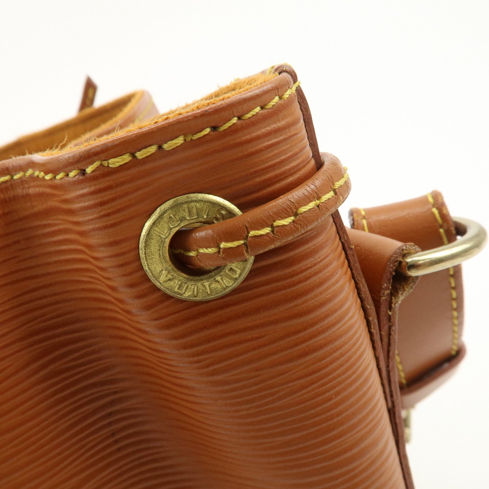 Louis Vuitton Epi Leather Petit Noe Shoulder Bag Zipang Gold M44108