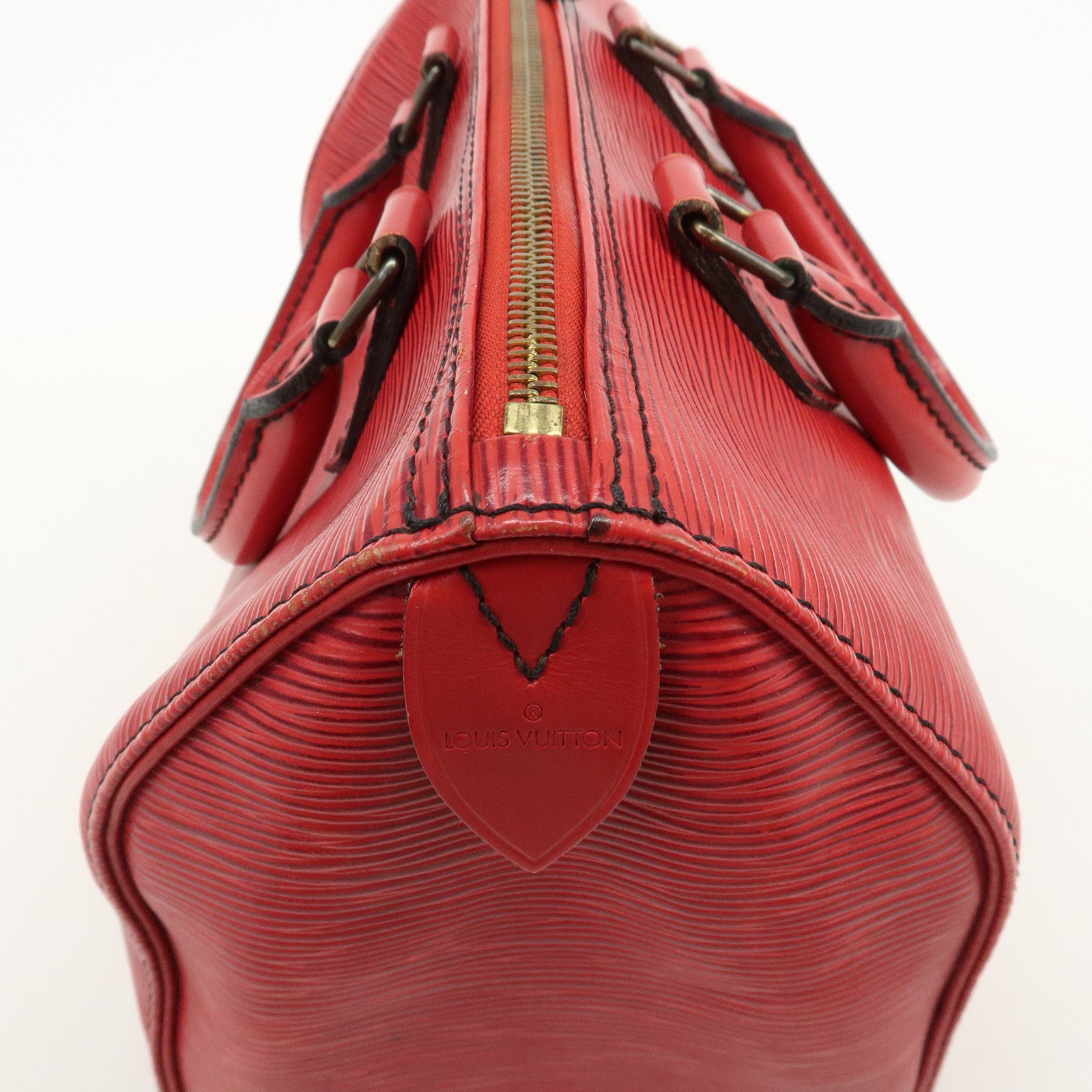 Louis Vuitton Epi Speedy 25 Hand Boston Bag Castilian Red M43017