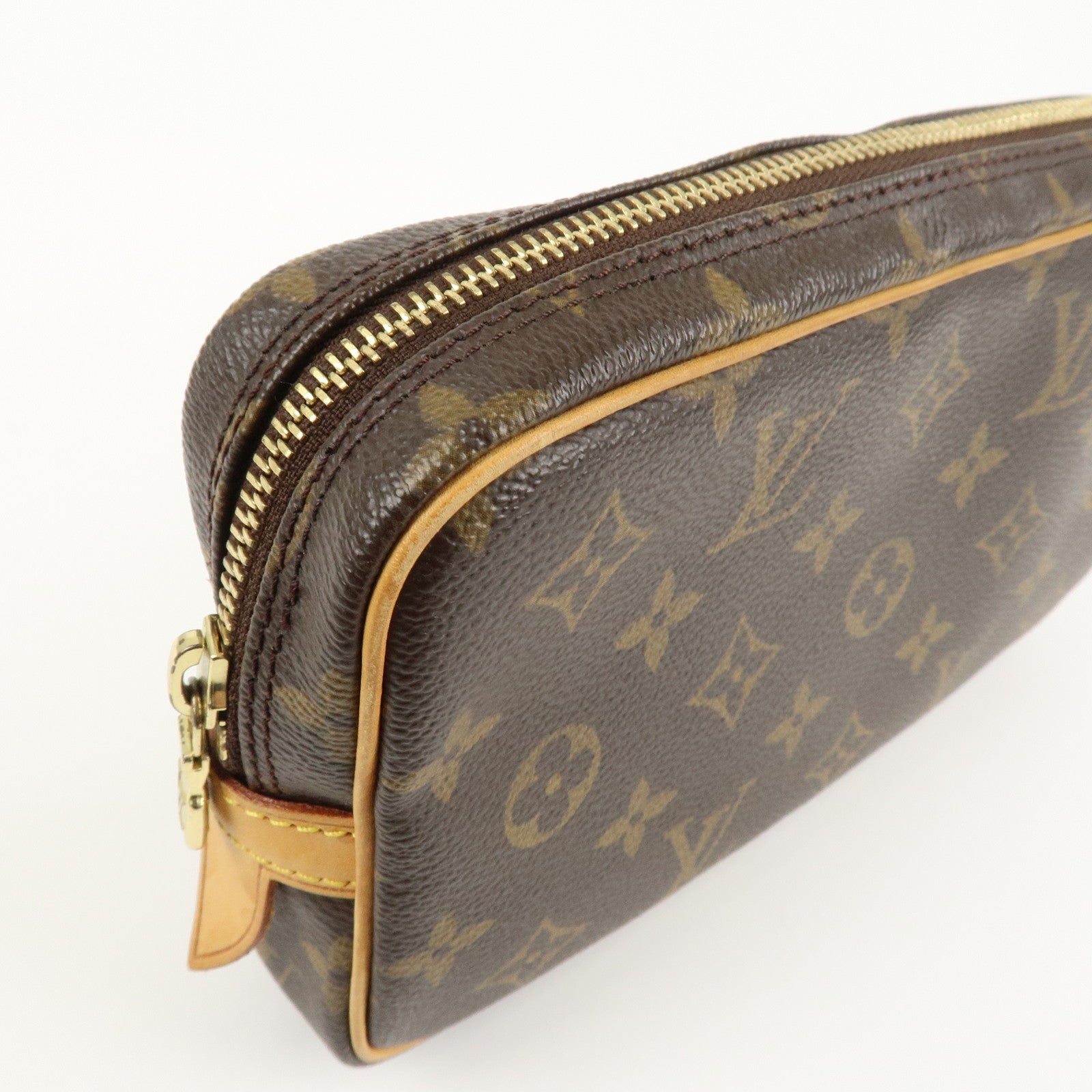 Louis Vuitton Monogram Pochette Marly Bandouliere Bag Brown M51828 Used