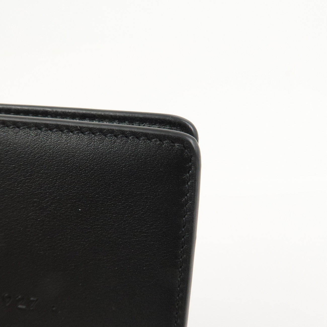 Ferragamo Logo Leather Agenda Planner Cover Black