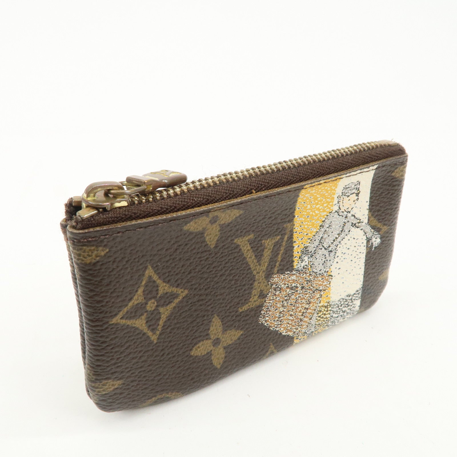 Louis Vuitton Monogram Groom Pochette Cles Coin Case M60033