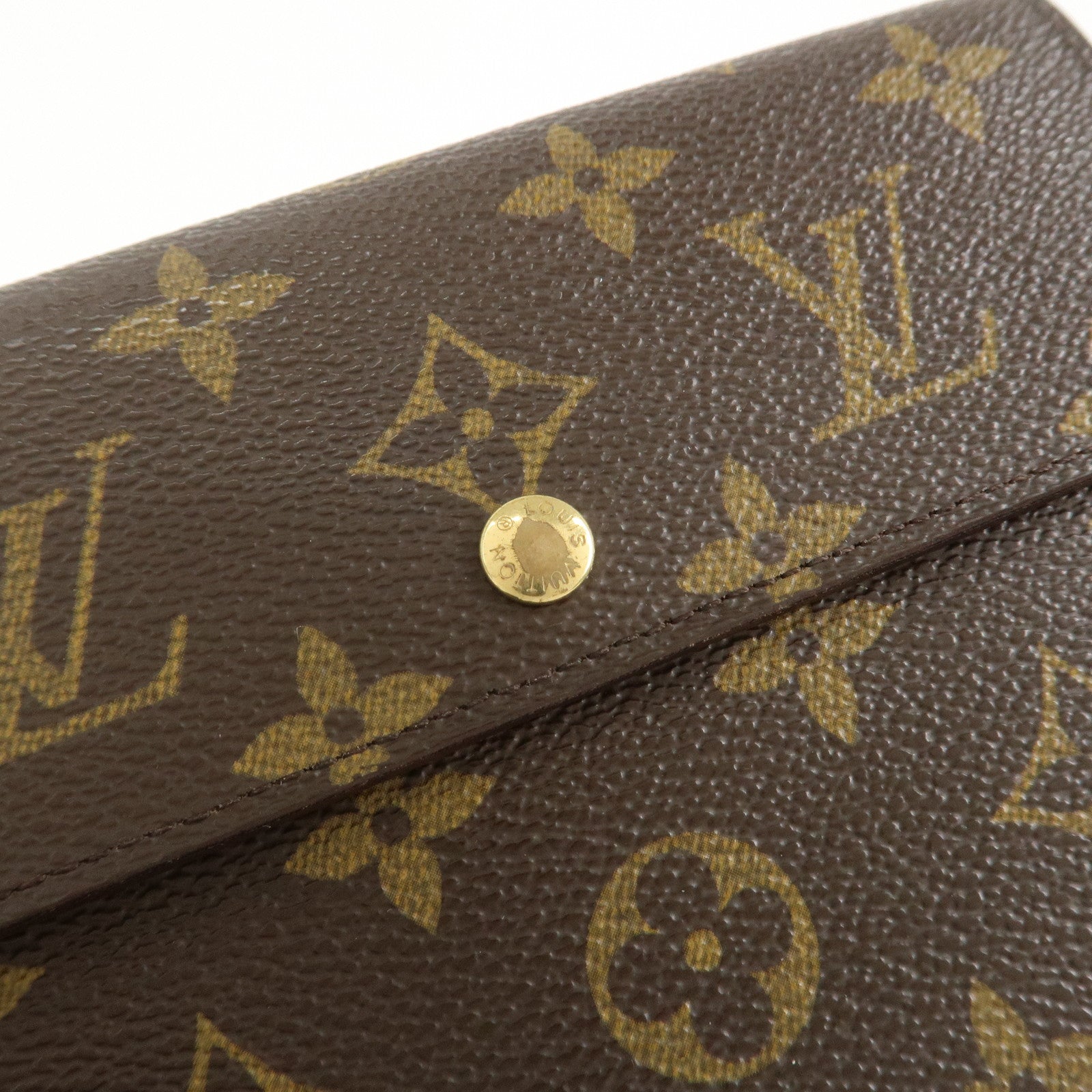 Louis Vuitton Porte Tresor Etui Chequier Wallet Brown M61200