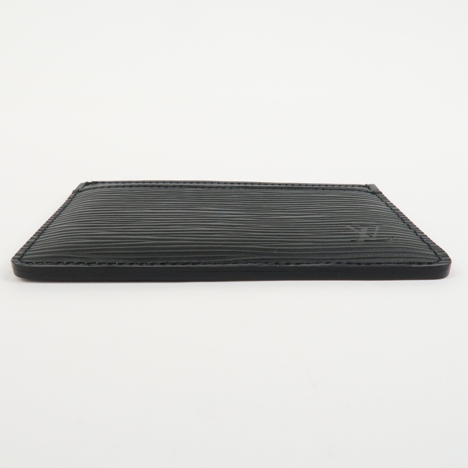 Louis Vuitton Epi Leather Porte Cartes Simple Card Case Noir M63512