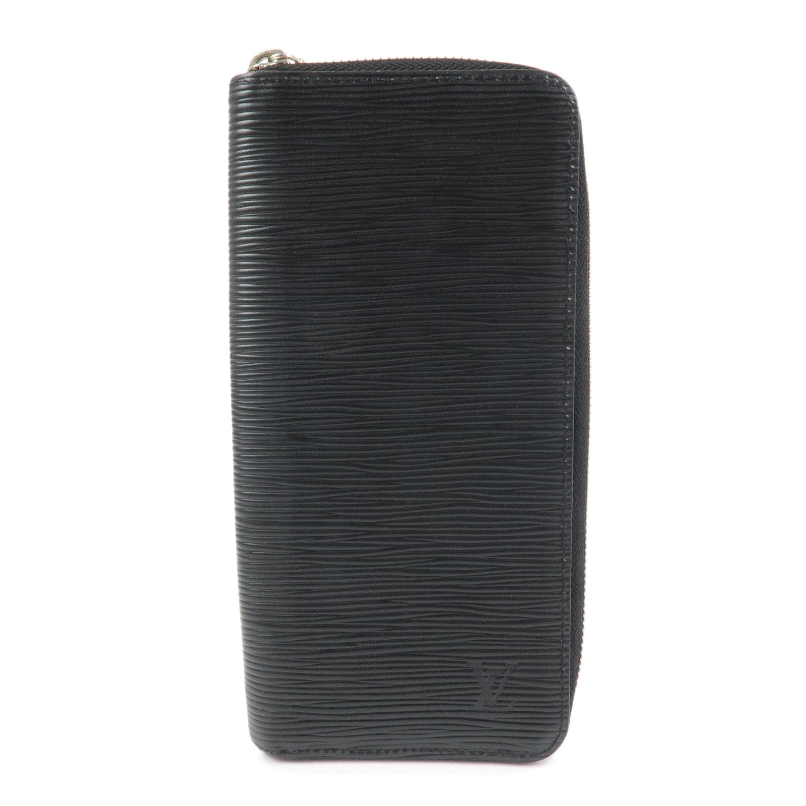 Louis Vuitton Epi Zippy Wallet Vertical Long Wallet Noir M60965