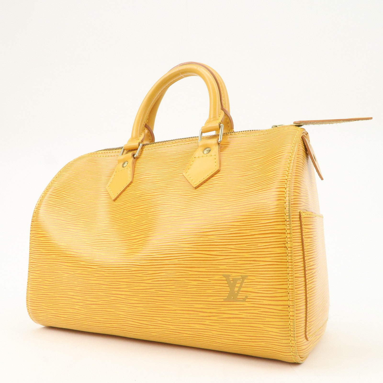 Louis Vuitton Epi Speedy 25 Boston Bag Hand Bag Yellow M43019