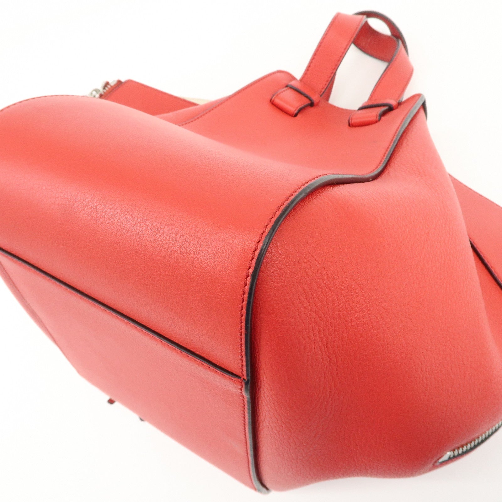 LOEWE Anagram Hammock Small Shoulder Bag Crossbody Bag Red 0011840