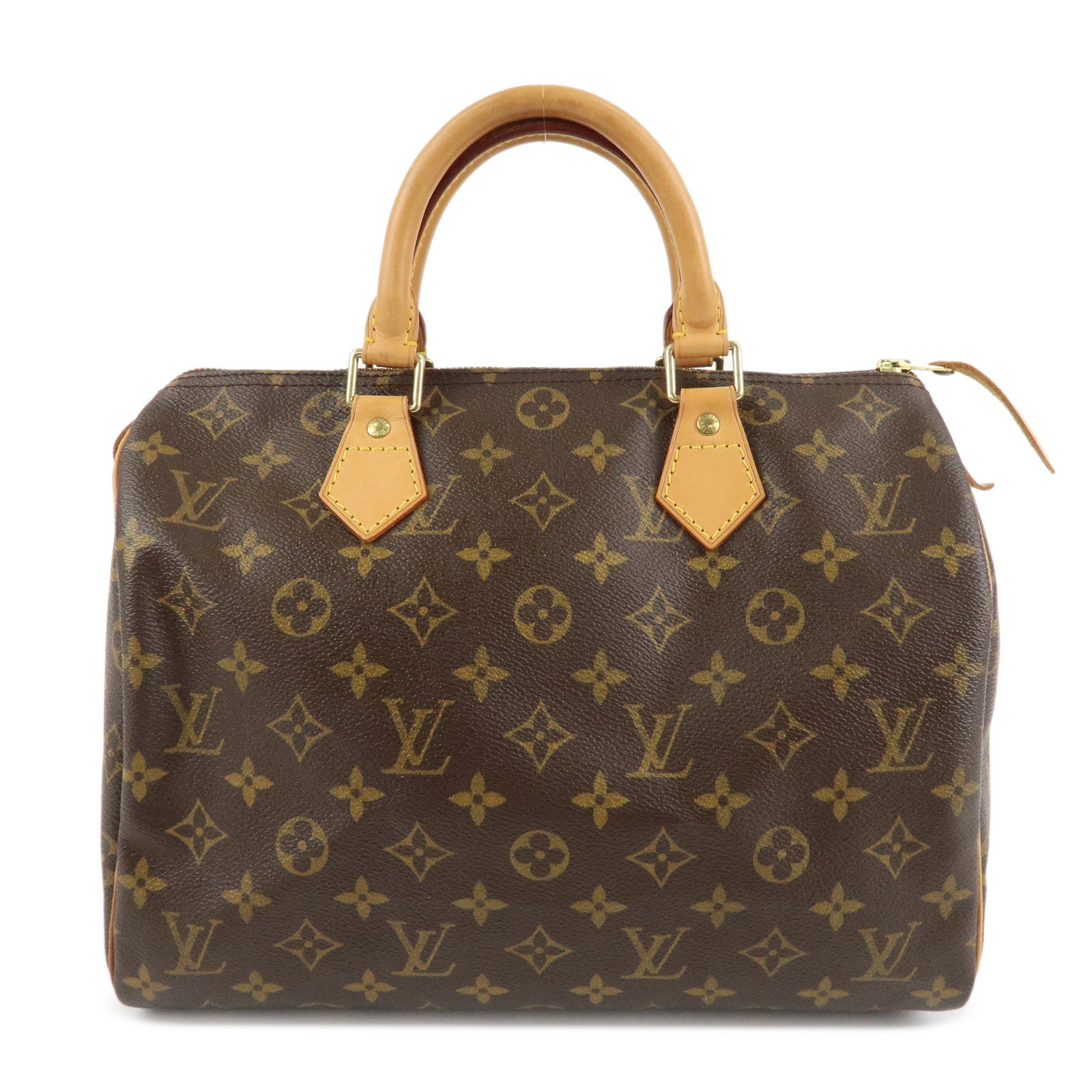 Louis Vuitton Monogram Speedy 30 Hand Bag Boston Bag M41526 Used