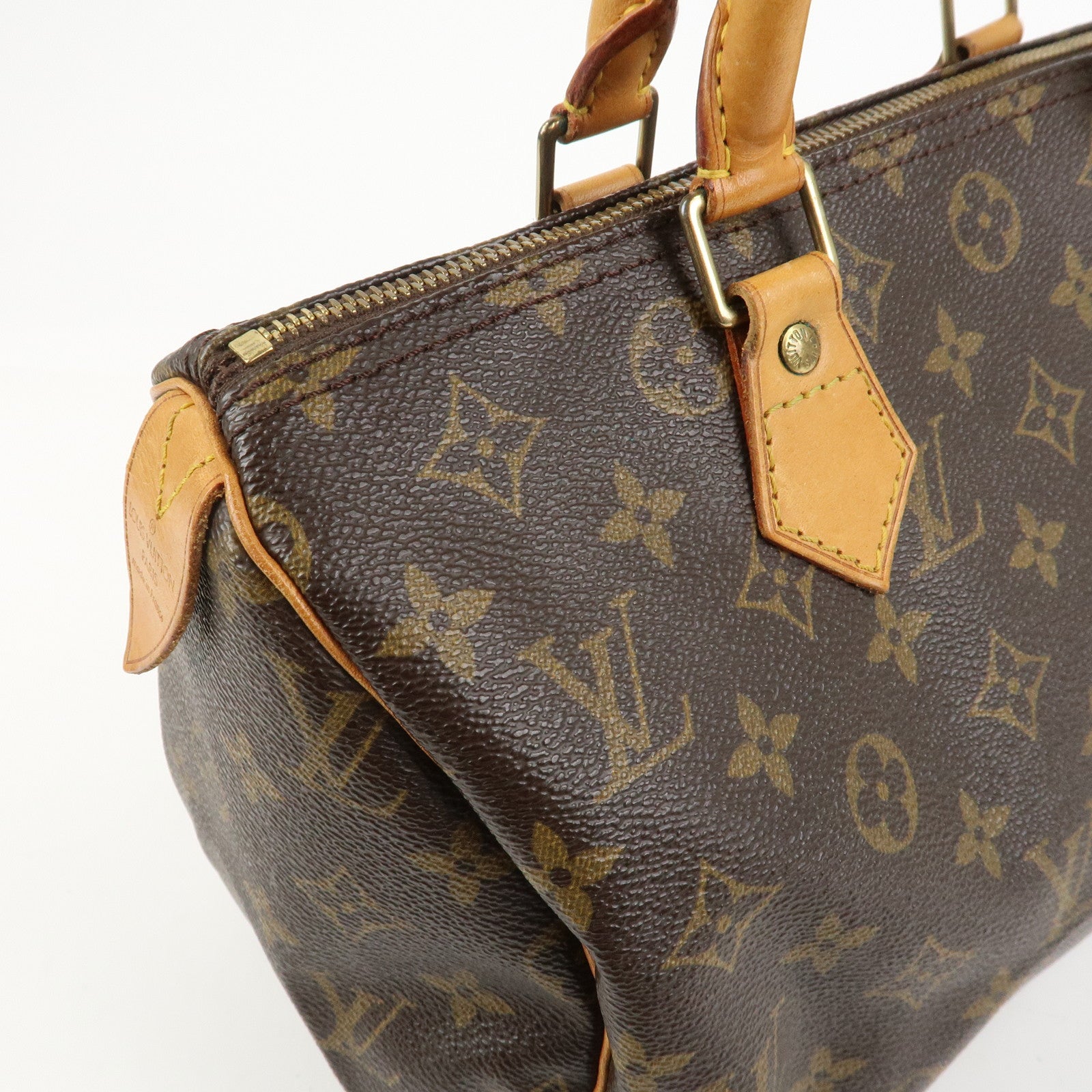 Louis Vuitton Monogram Speedy 30 Boston Bag Hand Bag Brown M41526